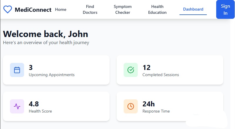 MediConnect – screenshot 1