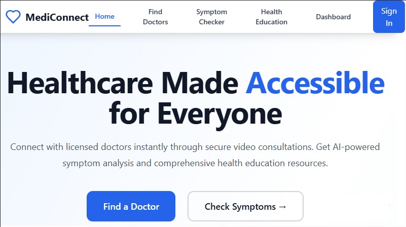 MediConnect – screenshot 3