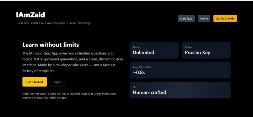 QuizForge AI – screenshot 1