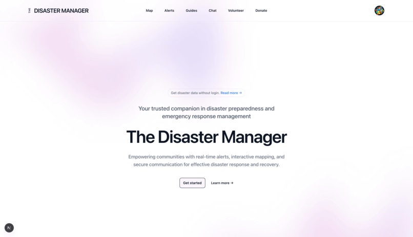 disaster-manager – screenshot 1