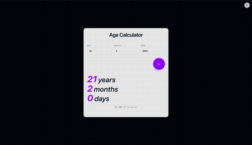 age-calculator – screenshot 1