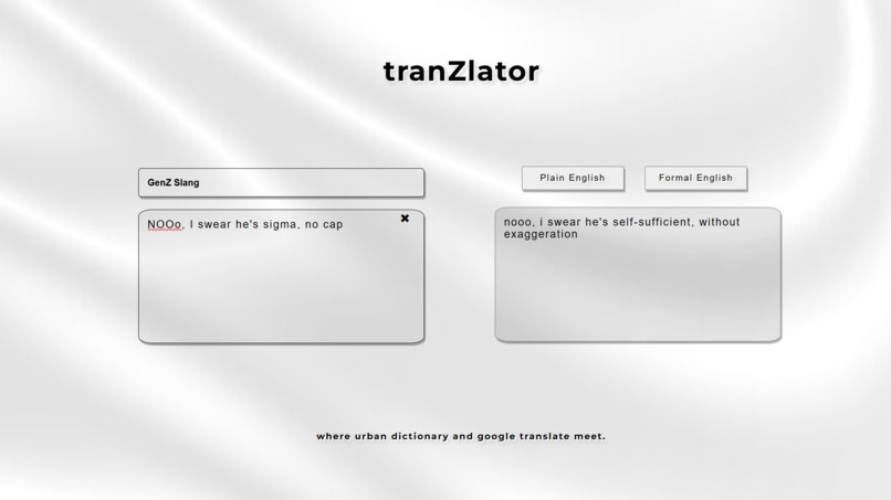 tranZlator – screenshot 1