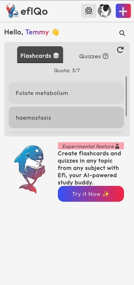 efIQo – screenshot 2