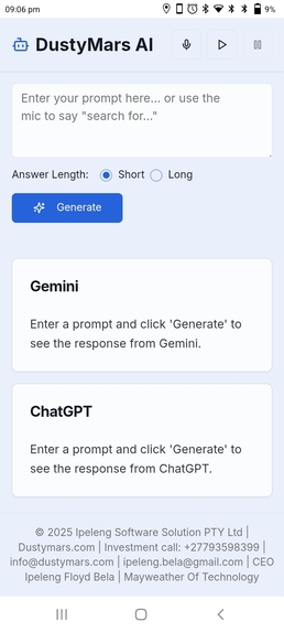 Dustymars.com AI – screenshot 1