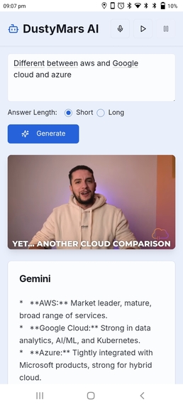 Dustymars.com AI – screenshot 2