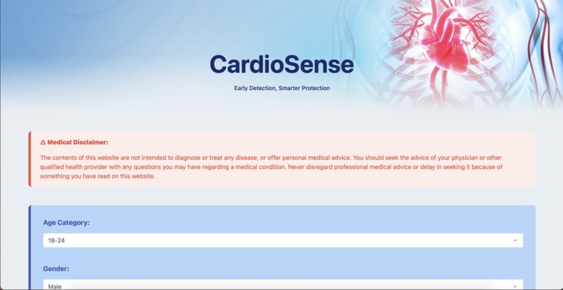 CardioSense – screenshot 1