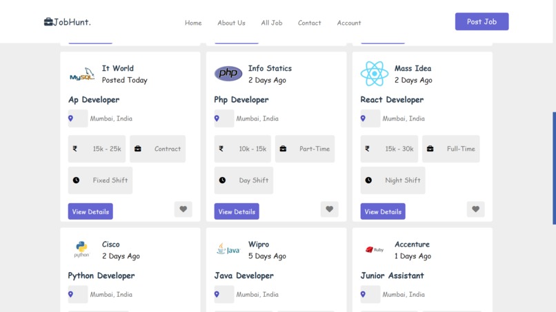 Job Portal – screenshot 1