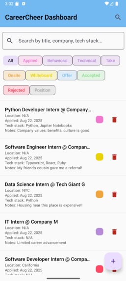 CareerCheer – screenshot 2