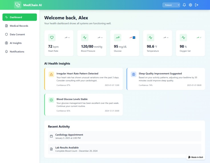 MedChainAI – screenshot 3