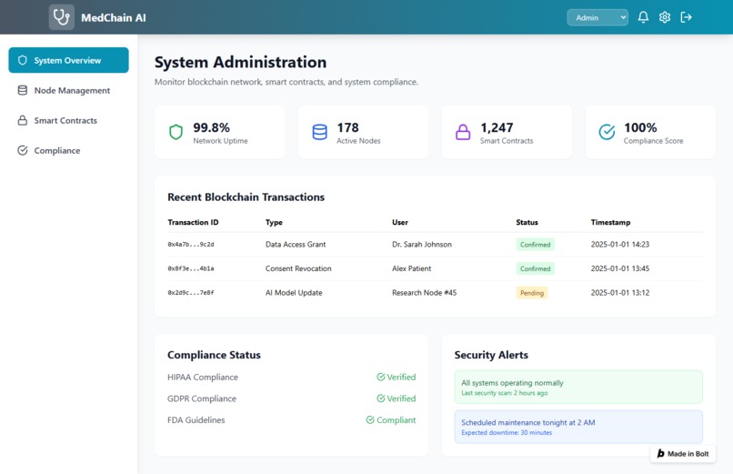 MedChainAI – screenshot 4