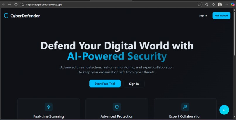 CyberDefender – screenshot 1