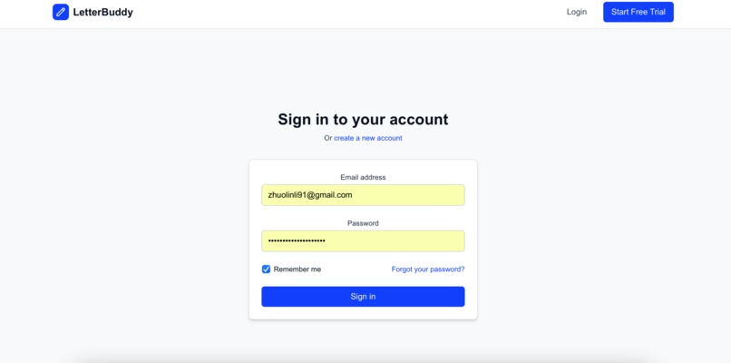 LetterBuddy – screenshot 2