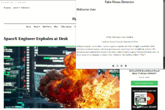 Runtime Terrors - Fake News Detector