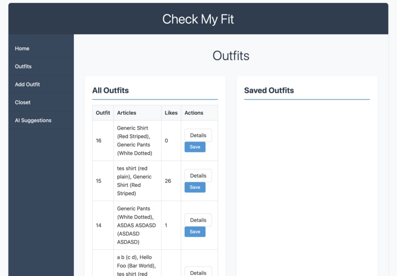 Check My Fit – screenshot 4