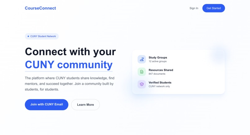 Course Connect – screenshot 1