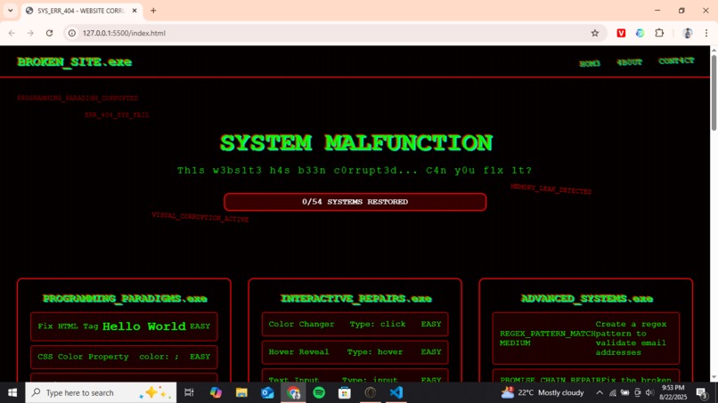 404: The Repair – screenshot 1