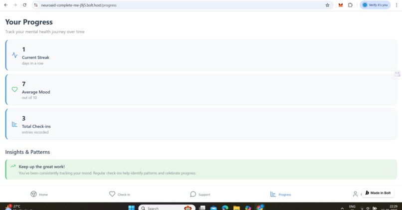NeuroAid – AI Mental Health Companion – screenshot 4