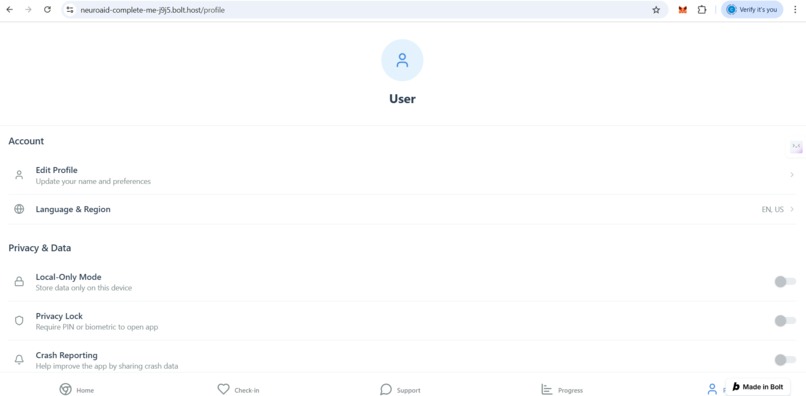 NeuroAid – AI Mental Health Companion – screenshot 5