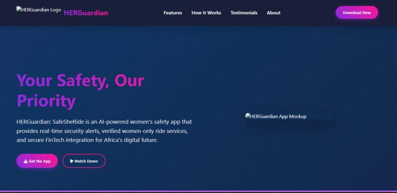 HERGaurdian: SafeSheRide – screenshot 1
