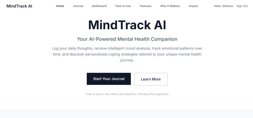MindTrack AI – screenshot 1