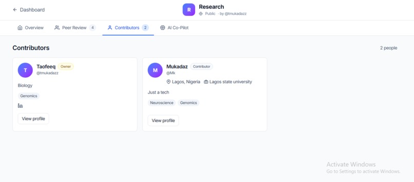 Bioncolab – screenshot 1