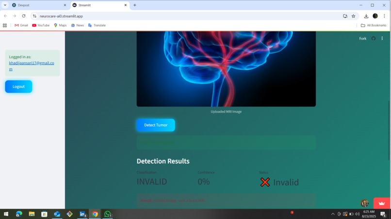  NeuraCareAI: Intelligent Health Assistant – screenshot 1