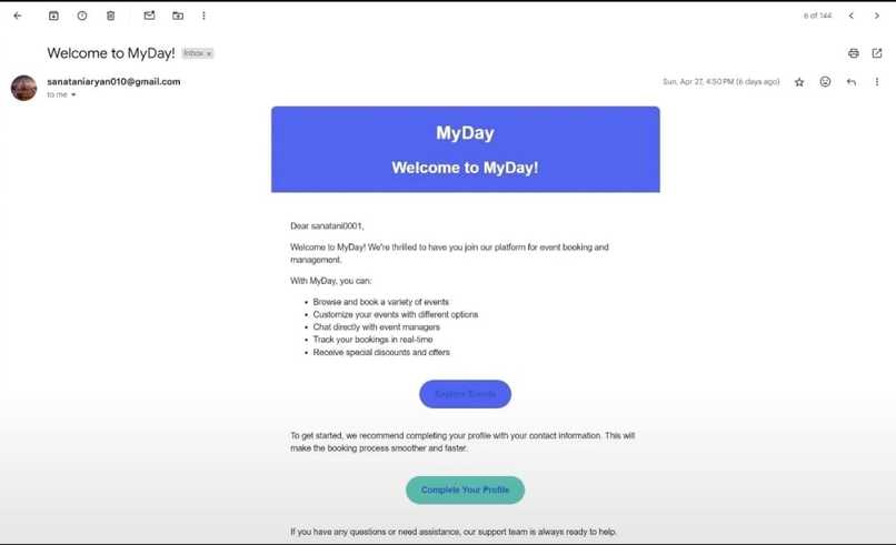 Myday – screenshot 1