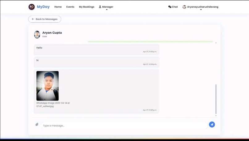Myday – screenshot 2