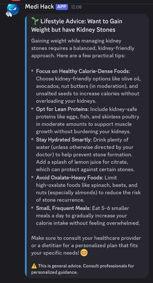 Medi-Hack AI HealthBot – screenshot 3