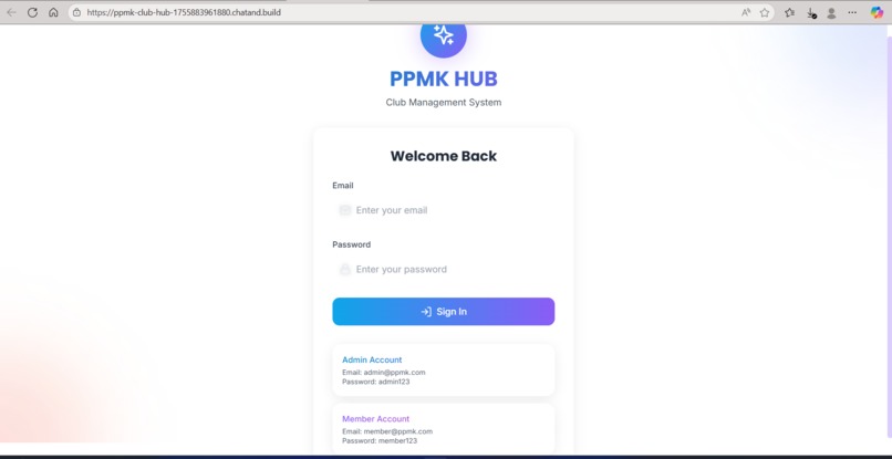 PPMK Club Hub – screenshot 1