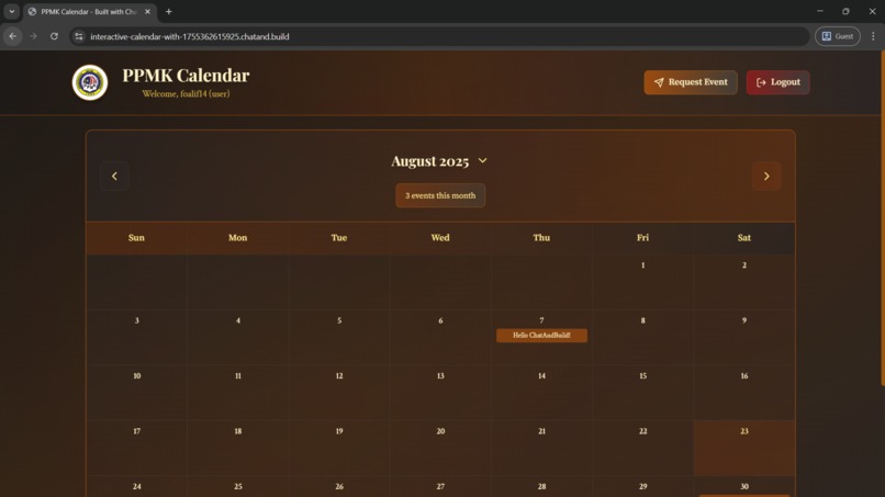 PPMK Interactive Calendar – screenshot 3