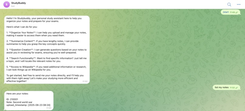 Studybuddy – screenshot 2