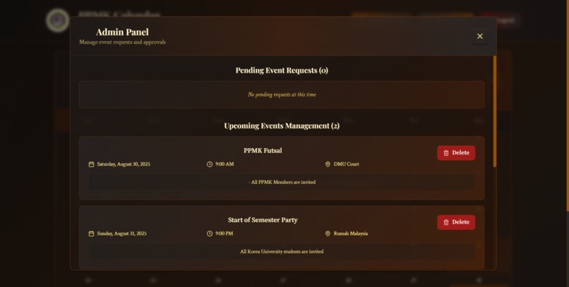 PPMK Interactive Calendar – screenshot 4