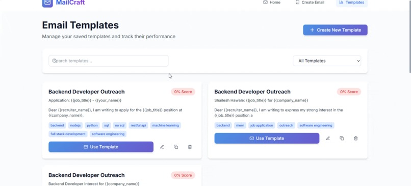 MailCraft – AI-Powered Personalized Cold Email Generator – screenshot 4