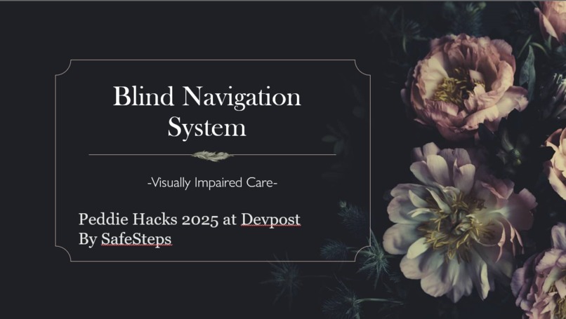 BLIND NAVIGATION SYSTEM – screenshot 1