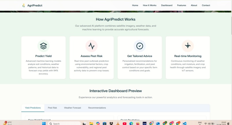 AgriPredict-Crop Yield & Pest – screenshot 2