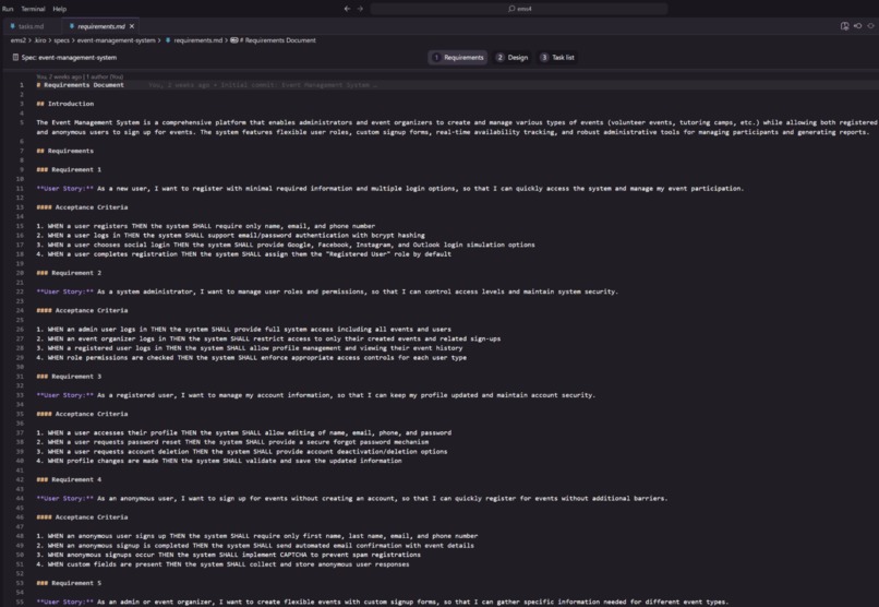 EventHub – screenshot 1