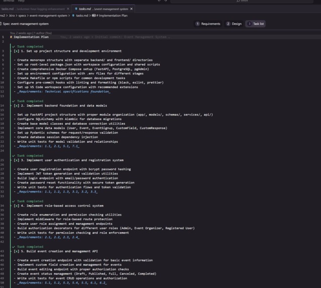 EventHub – screenshot 3