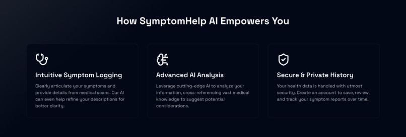 SymptomHelp AI – screenshot 2
