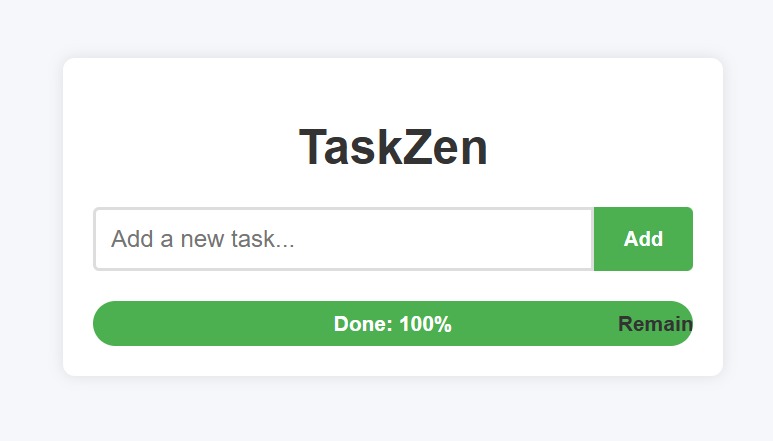 TaskZen – screenshot 1