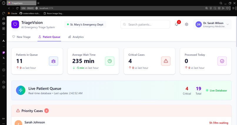 TriageVision – screenshot 2