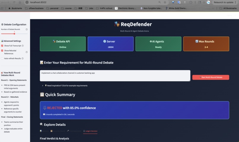 validAI – screenshot 1