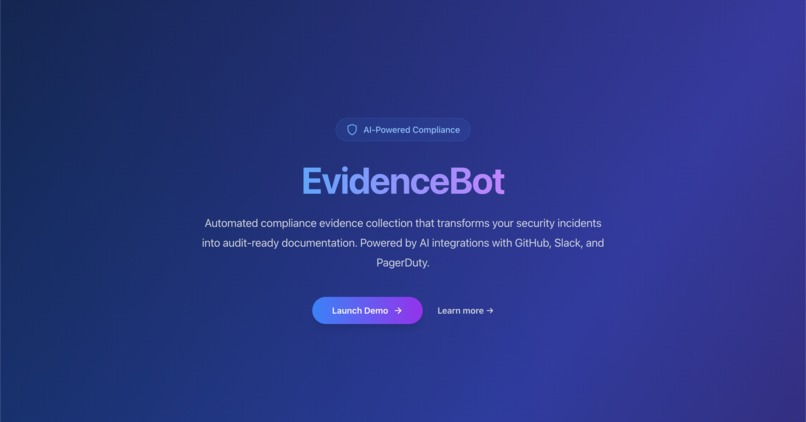 Compliance evidence collector – screenshot 1