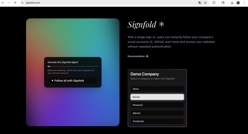 Signfold – screenshot 1