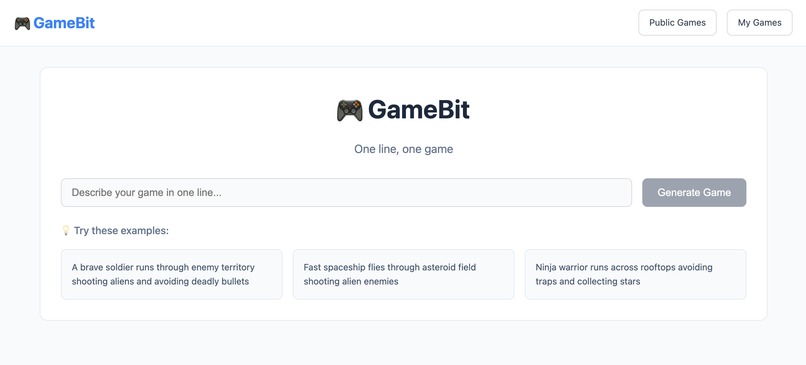 GameBit – screenshot 1