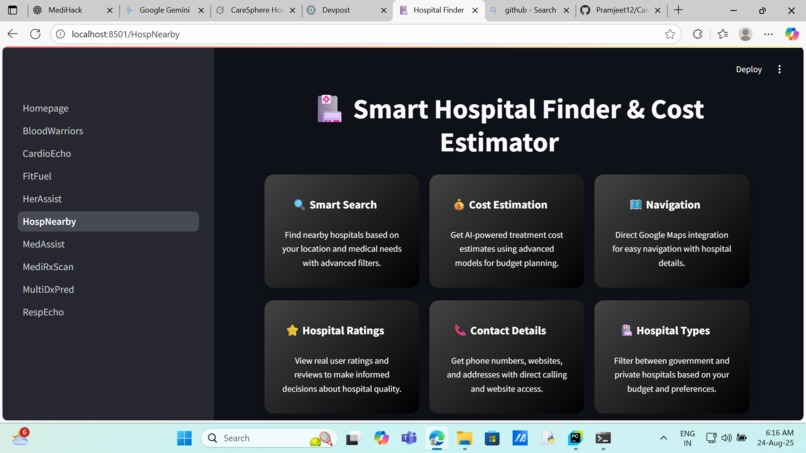 CareSphere – screenshot 2