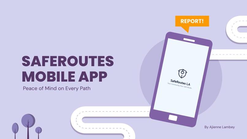 SafeRoutes App – screenshot 1