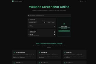 Website Screenshot Online