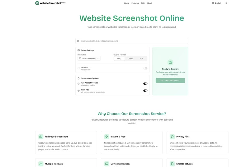 Website Screenshot Online – screenshot 2