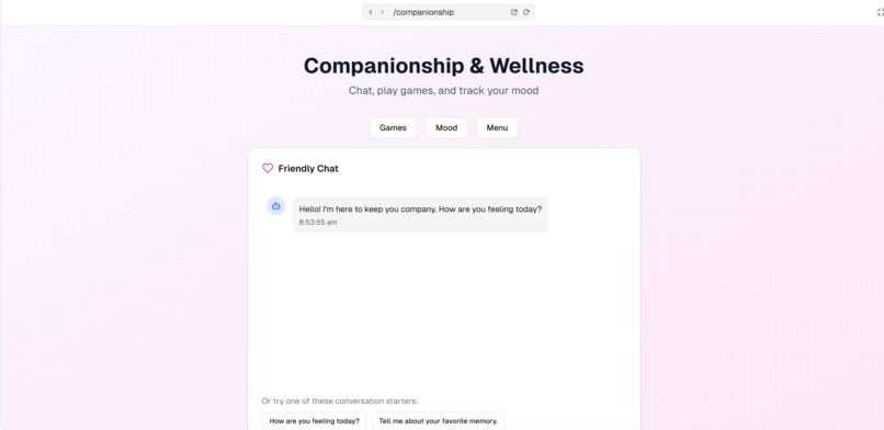 AI-Powered Elderly Care Assistant – screenshot 2